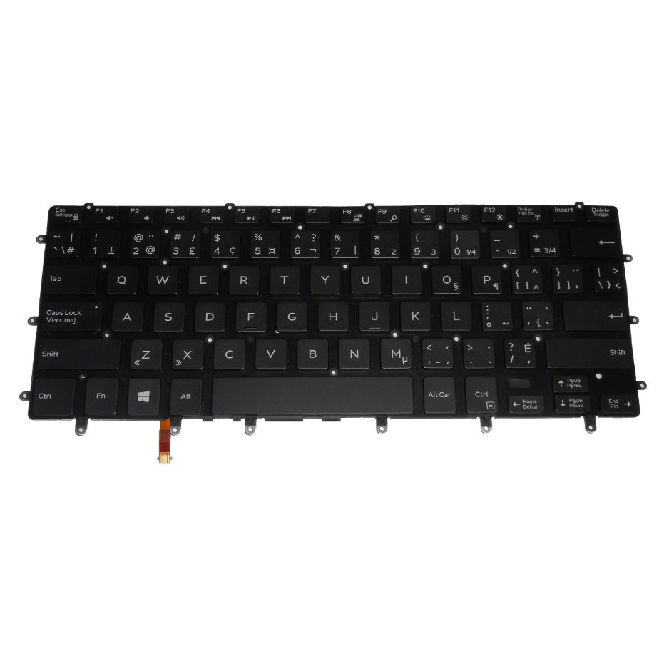 Oem Dell Xps 13 9350 Backlit Laptop Keyboard Canadian French B02 Pn Central Parts Store 4078