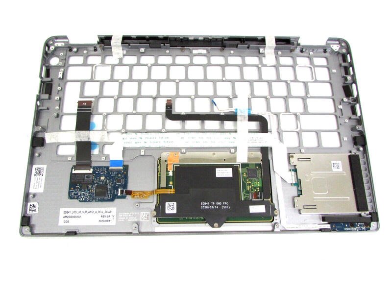 NEW OEM Dell Latitude 7400 2-in-1 Laptop Palmrest Touchpad w/SC &NFC HUX76 MH5X5