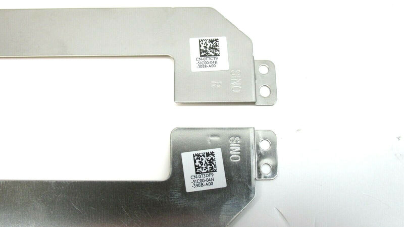 Dell OEM Latitude 7400 Left and Right LCD Mounting Brackets AMA01 T7CT9 73DF9