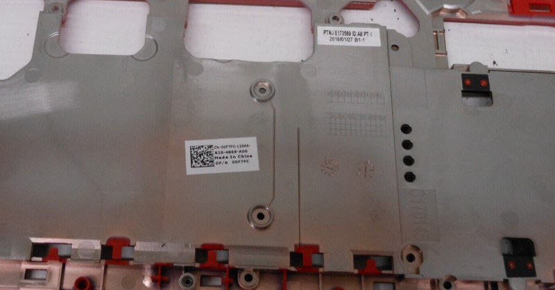 NEW Dell OEM Inspiron 15 (7577) Laptop Base Bottom Cover - Red -AMA01 0F7PC