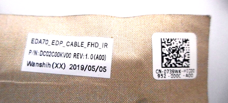 NEW Dell OEM Precision (7740) Ribbon LCD Video Cable AMA01 739WK