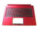 New Acer SF314-55G Red Palmrest w/ Backlit Keyboard Assembly 6B.H5WN5.001