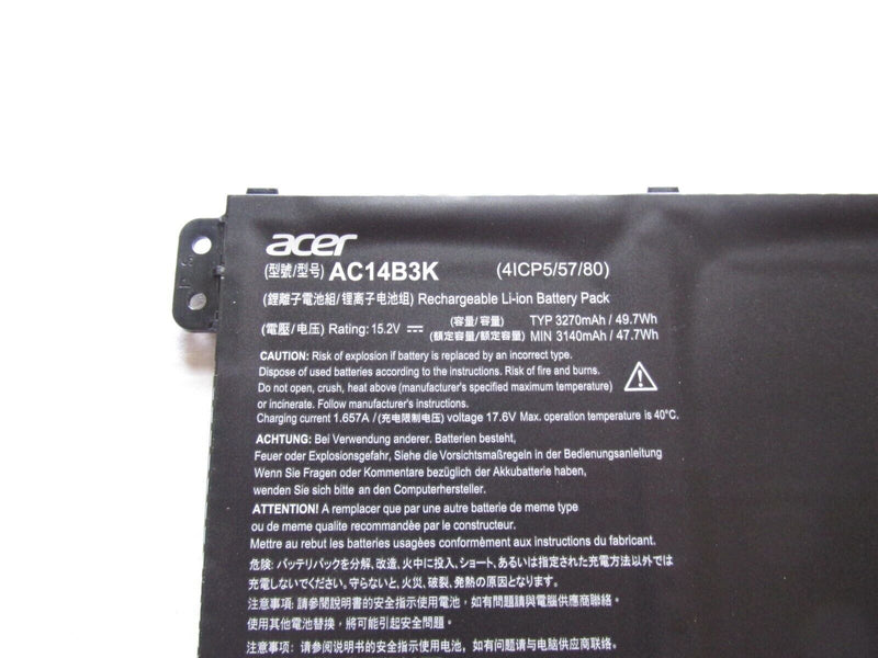 New OEM AC14B3K Battery for Acer Aspire R3-131T R5-471T R5-571T R7-371T Mfg 2019