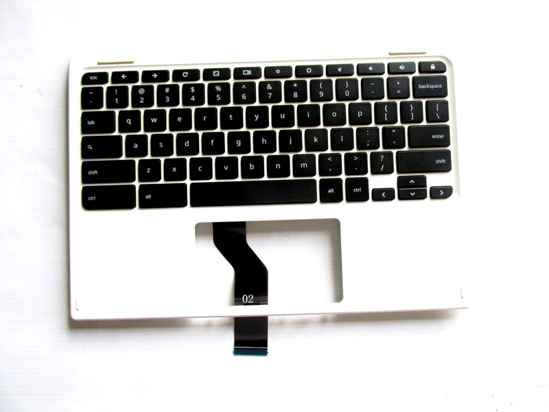 New OEM Acer Chromebook 11 CB5-132T White Palmrest w/ US-Keyboard 6B.G54N7.016