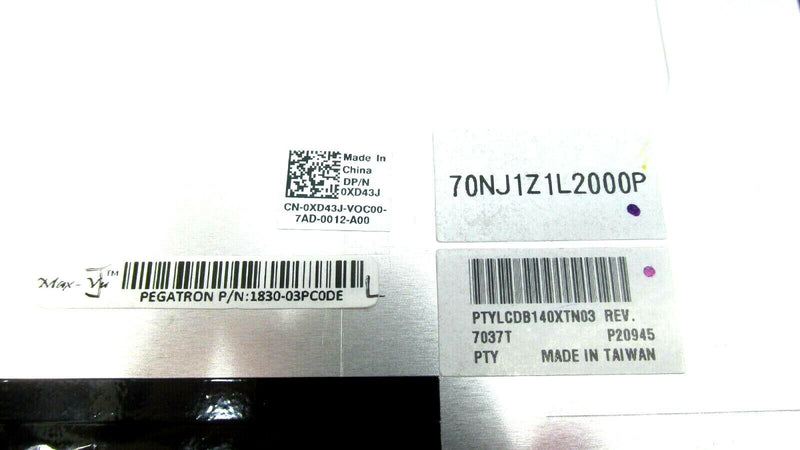 Dell OEM Latitude 14 Rugged 5414 14" TS Outdoor Readable LCD Panel AMA01 XD43J