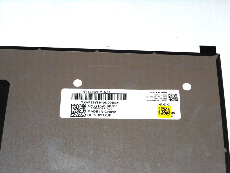 New Dell OEM Latitude 5300 / 7300 EDP 13.3" WXGAHD LCD Widescreen AMA01- YTXJK