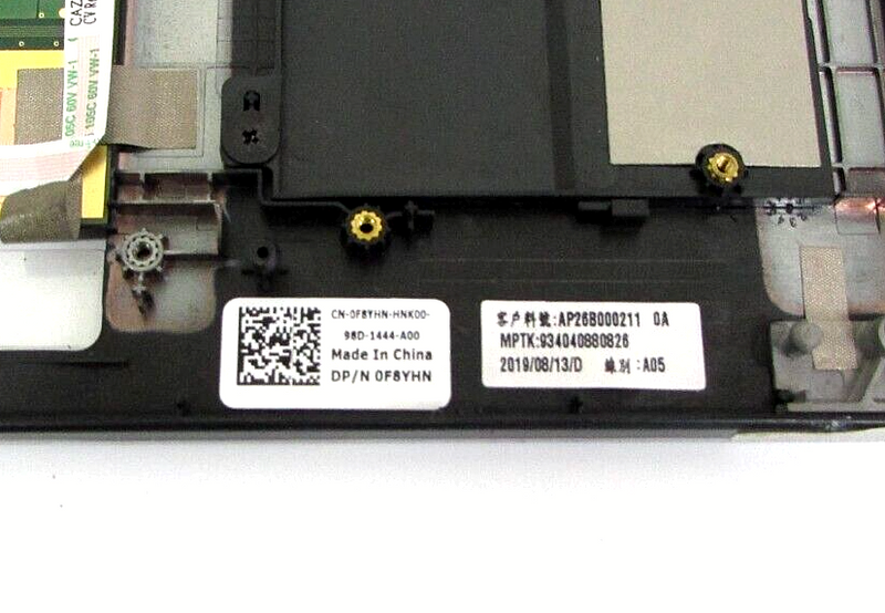 NEW OEM Dell Latitude 7390 Laptop Palmrest Touchpad Assembly HUB02 F8YHN WRT5D