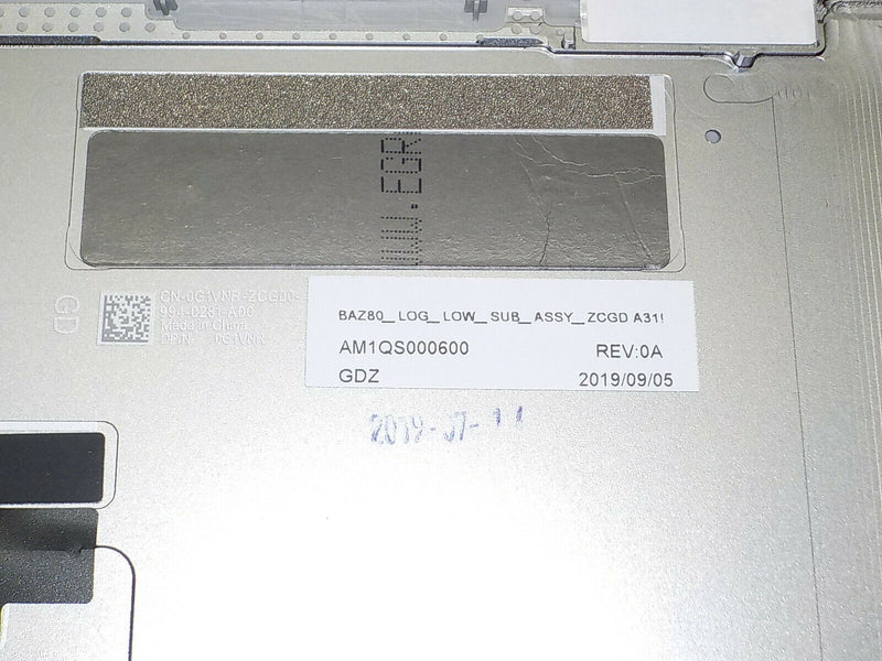 New Genuine Dell XPS 13 9365 Laptop Bottom Base Metal Cover Assembly JKC74 HUA01