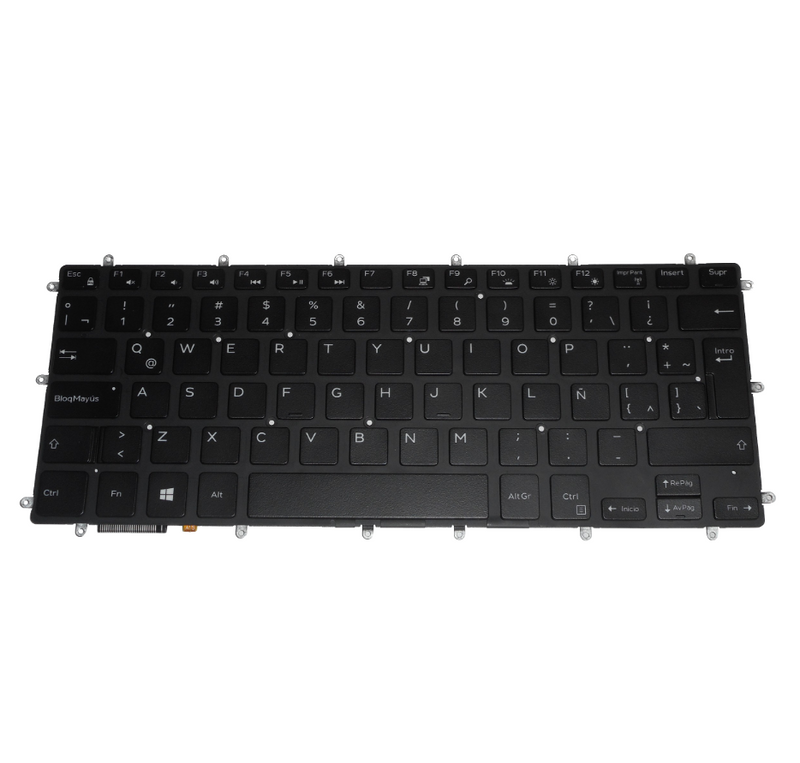 OEM Dell Inspiron 7368/7378 Backlit Laptop Keyboard Spanish P/N: WDFMG