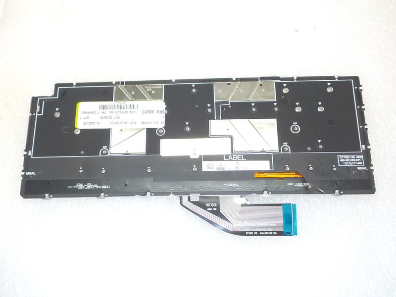 NEW OEM Dell XPS 13 7390 2-in-1 White Laptop Backlit US Keyboard NIA01 XD3H3