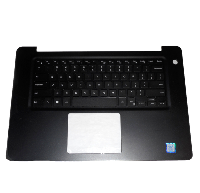 OEM Dell Vostro 5581 Palmrest US Backlit Keyboard Assembly P/N: 6YC5J