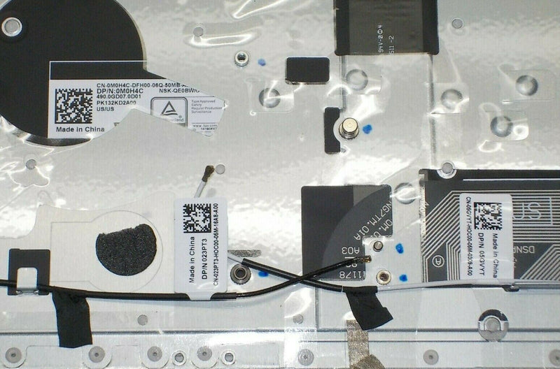 REF OEM Dell Inspiron 5406 Laptop Palmrest US/EN Backlit Keyboard HUI09 WY9N3