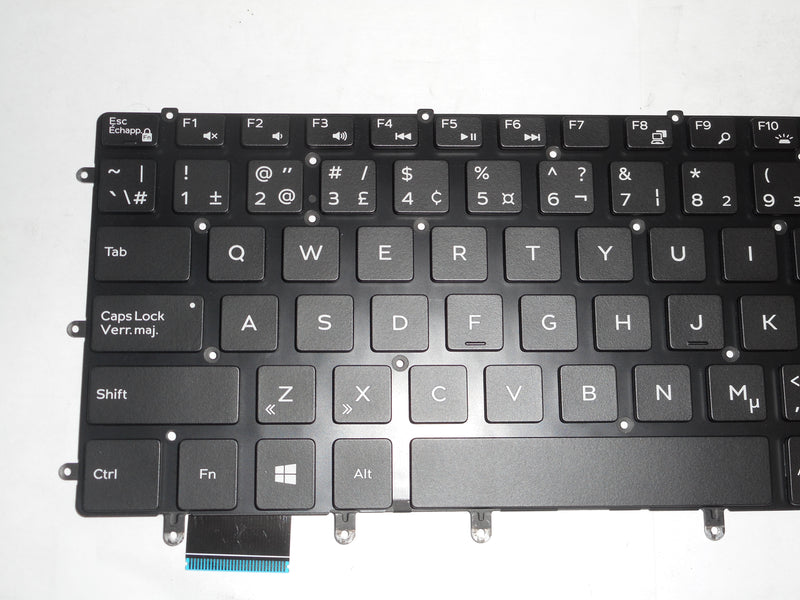 OEM Dell XPS 13 9350 Backlit Laptop Keyboard Canadian-French P/N: 82R6F