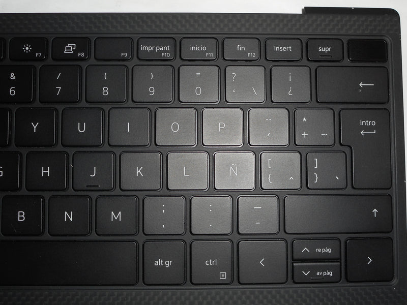 OEM Dell XPS 9300 Palmrest SPANISH Keyboard Touchpad FP Assembly P/N: 1YN9Y