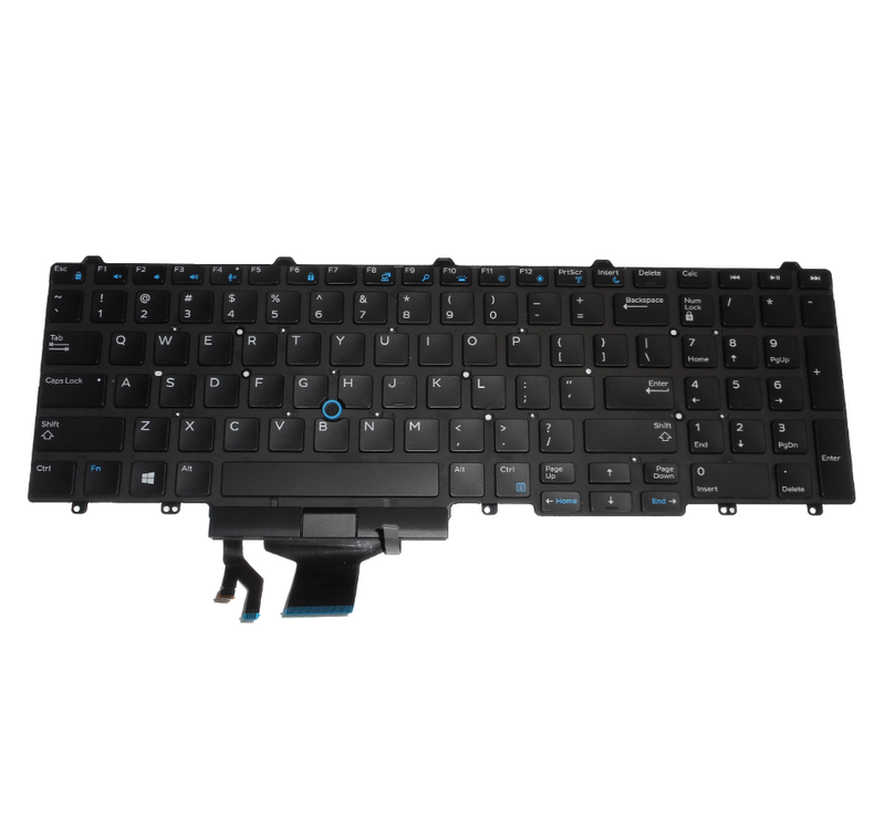 OEM Dell Precision 17 7710 Backlit Laptop Keyboard US-ENG B02 P/N: 383D7