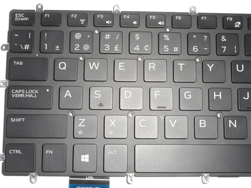 OEM Dell Alienware M15/M17 Backlit Laptop Keyboard US-French B02 P/N: X1RGX