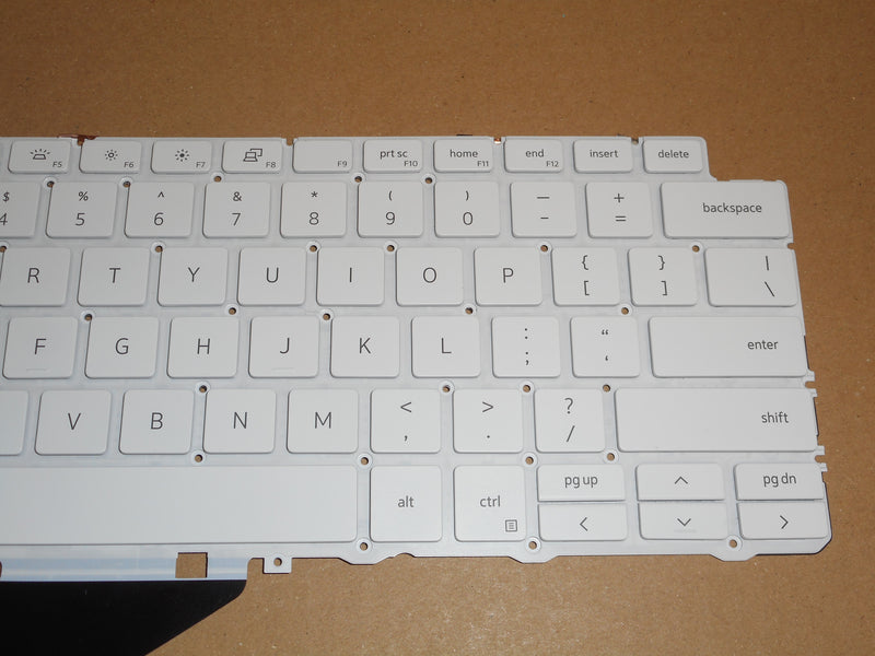 OEM Dell XPS 13 7390 2-in-1 Backlit White Laptop Keyboard US-ENG P/N: XD3H3