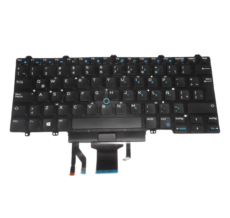 OEM Dell Latitude E5450/E7450 Backlit Laptop Keyboard SPANISH P/N: KFHY6