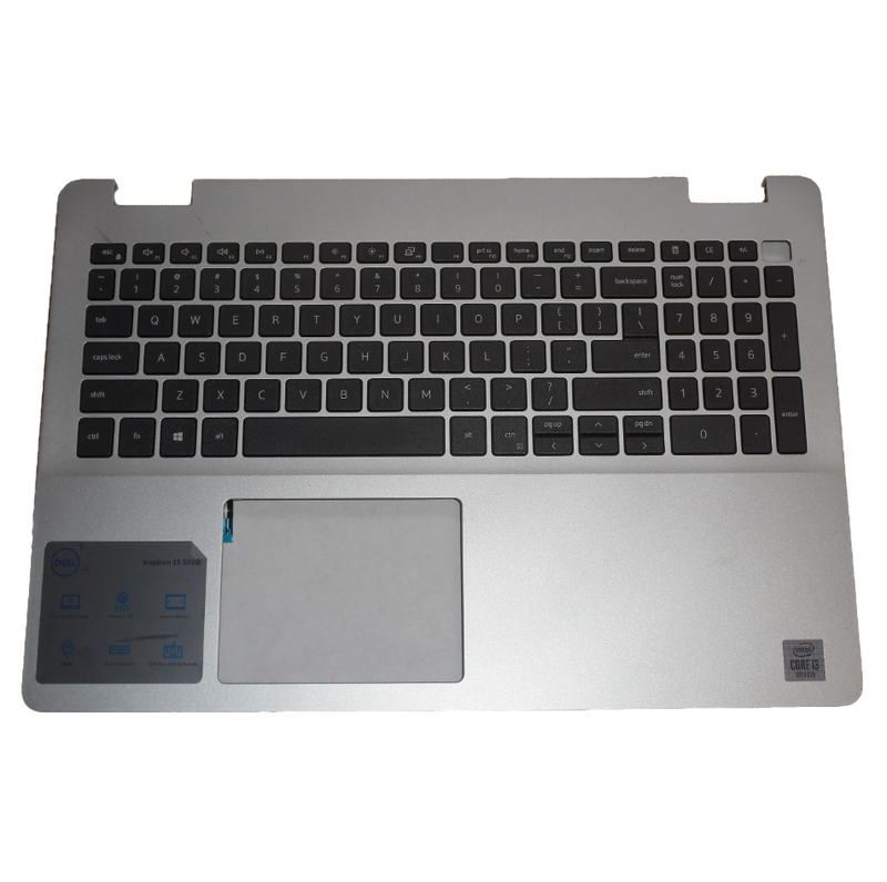 OEM Dell Inspiron 5593 Palmrest US Non-Backlit Keyboard Assembly B02 P/N: V5JHC