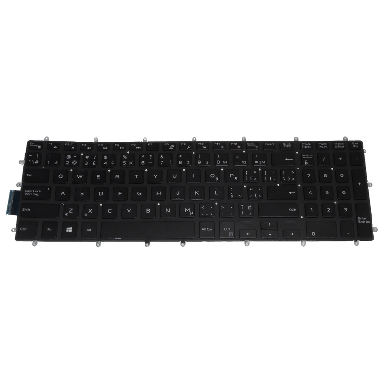 OEM Dell Inspiron 7778/7779 Backlit Laptop Keyboard English-French B02 P/N: 74TVD