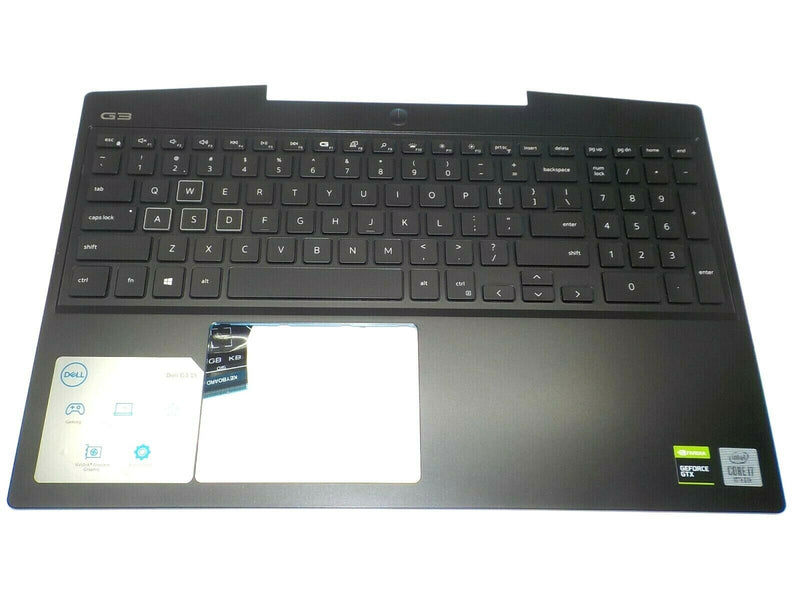 REF OEM Dell G Series G3 3500 LCD Palmrest US- EN Backlit Keyboard HUC03 2DPKM