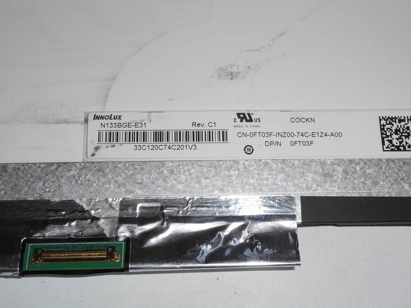 OEM Dell Latitude 3340/3350/3380 WXGAHD LCD Screen Display C03 P/N: FT03F