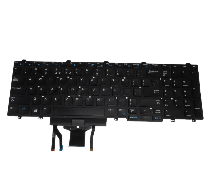 OEM Dell Precision 3510/7510 Backlit Laptop Keyboard US-INTL B02 P/N: TF5M0