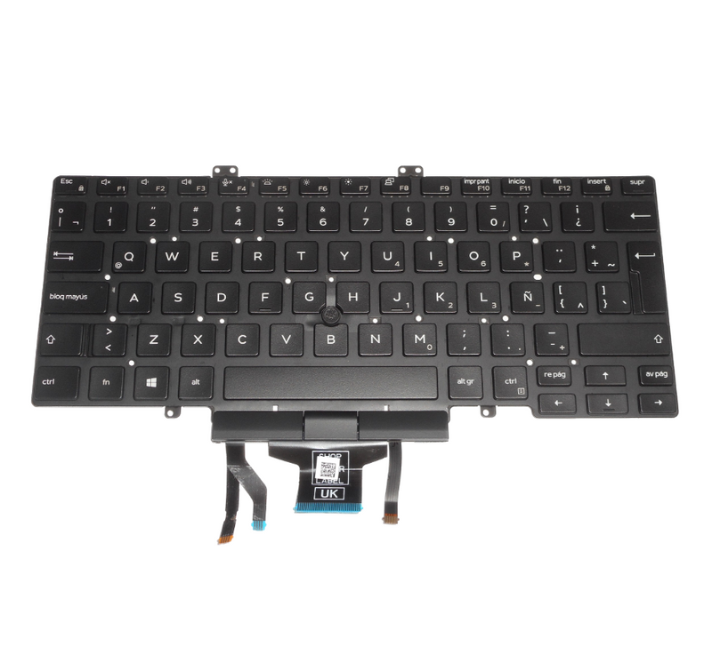 OEM Dell Latitude 5400 Backlit Laptop Keyboard Latin-Spanish P/N: 9GG3W