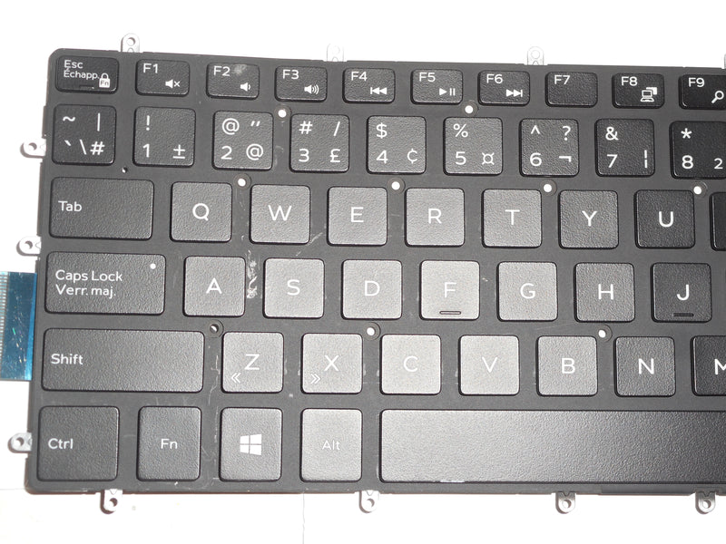 OEM Dell Inspiron 7778/7779 Backlit Laptop Keyboard English-French B02 P/N: 74TVD