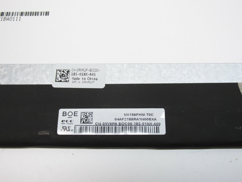 Dell OEM Latitude 5520 Touchscreen FHD LCD Panel Matte IVB02 XV6R6
