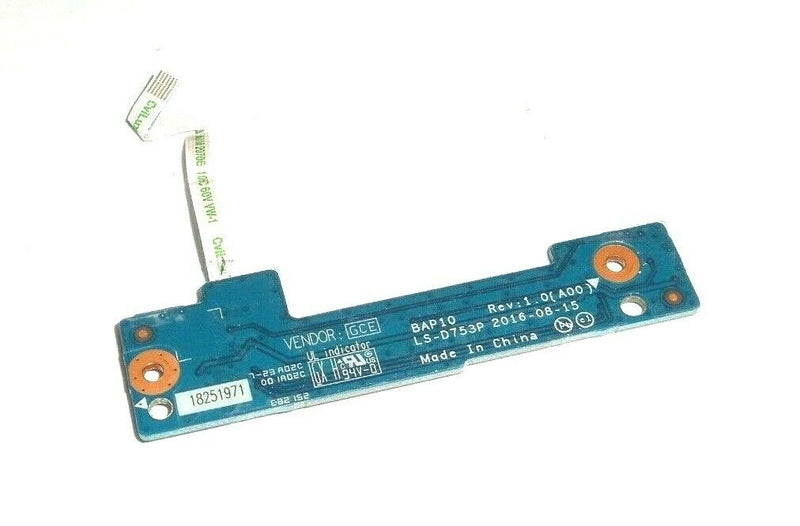 OEM - Dell Alienware 15 R3 Power Button Board & Cable THC03 P/N: LS-D753P