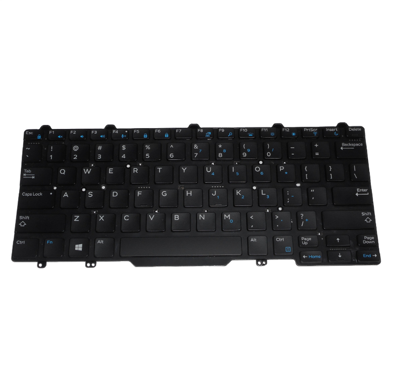 OEM Dell Latitude 13 7350 2-in-1 Backlit Dock Keyboard US-ENG P/N: PXWGK