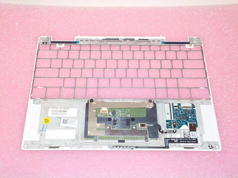 New Dell OEM XPS 13 (7390) 2-in-1 Palmrest Touchpad Assembly - White - KCWJX