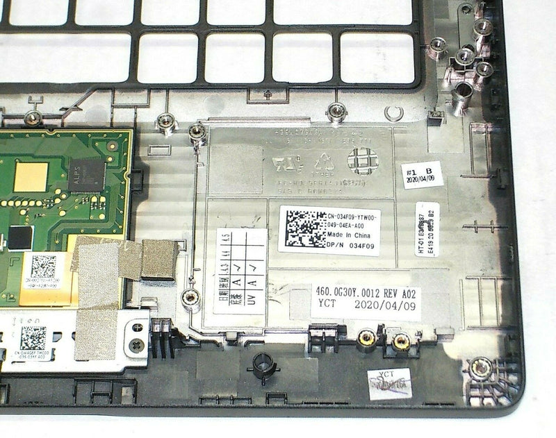 Genuine Dell Latitude 5300 2-in-1 Laptop Palmrest Touchpad Assembly 34F09 HUG 07