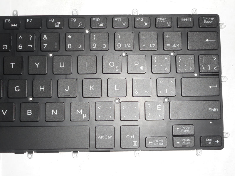 OEM Dell Inspiron 7368/7378 Backlit Laptop Keyboard French-Canadian P/N: GXJHX