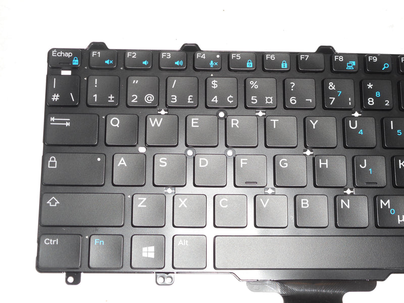 OEM Dell Latitude E5250/E7250 Non-Backlit Laptop Keyboard French P/N: HJGXG