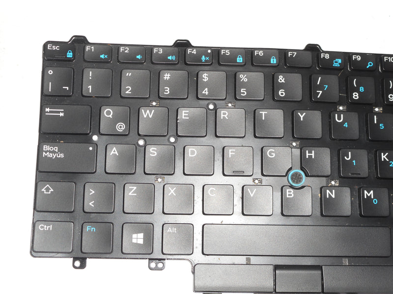OEM Dell Latitude E5450/E7450 Backlit Laptop Keyboard SPANISH P/N: KFHY6