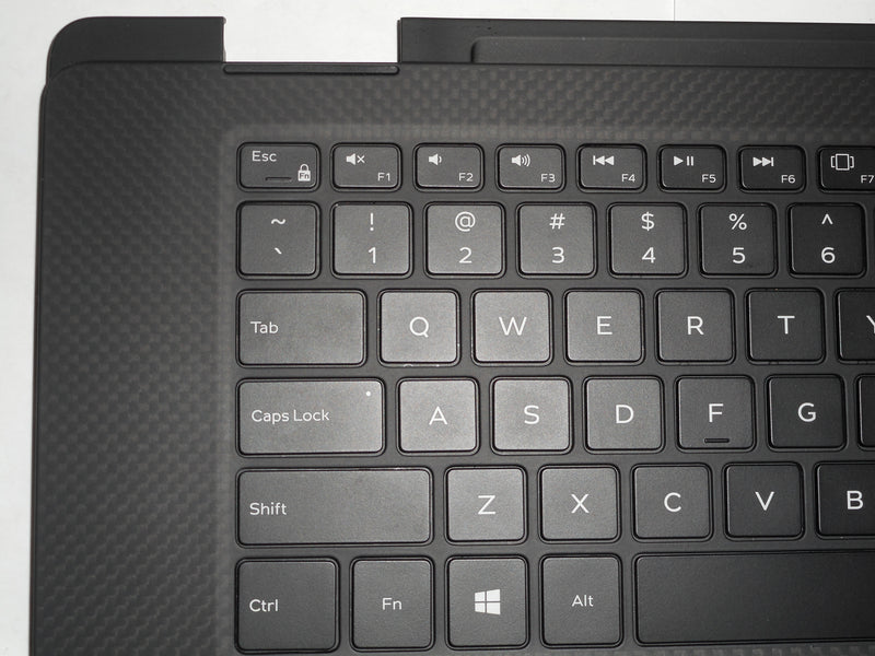 OEM Dell XPS 9575 Palmrest Backlit US Keyboard Touchpad Assembly G07 P/N: M9W9K
