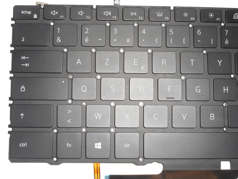 OEM Dell XPS 13 7390 2-in-1 Backlit Laptop Keyboard AZERTY French P/N: D4KM6