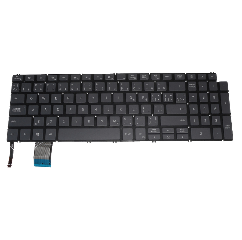 OEM Dell Inspiron 15 7590 Backlit Laptop Keyboard French-Canadian P/N: 2DNMW
