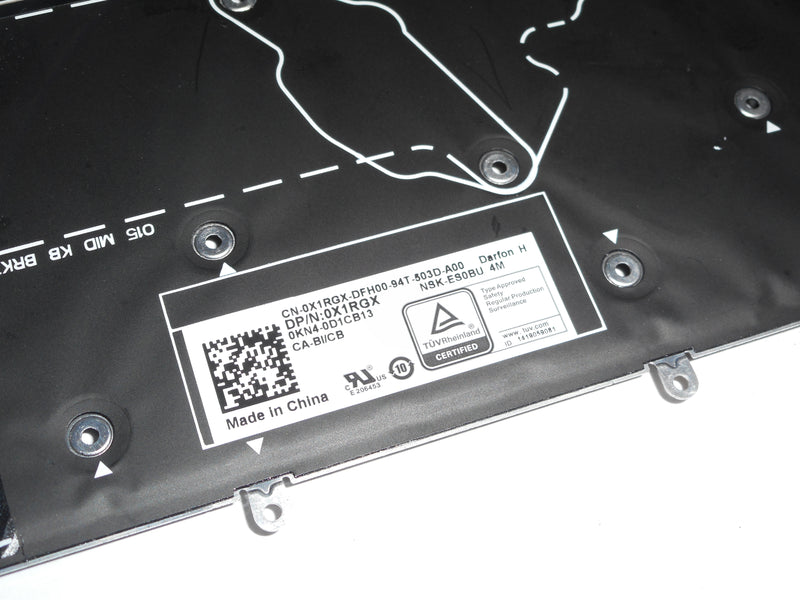 OEM Dell Alienware M15/M17 Backlit Laptop Keyboard US-French P/N: X1RGX