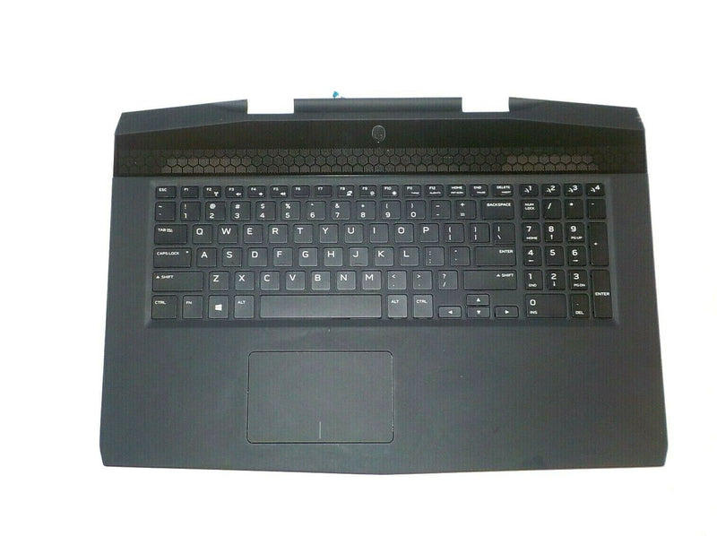 DELL Alienware M17 AWM17 Laptop Palmrest w/Touchpad US Keyboard c03 3D7NN GYGKG