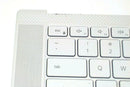 Genuine Dell XPS 9550 White Palmrest US/EN Backlit Keyboard HUE05 DTXVP 0DTXVP