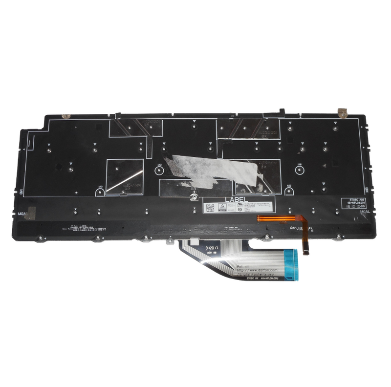 OEM Dell XPS 13 7390 2-in-1 Backlit Laptop Keyboard AZERTY French P/N: D4KM6