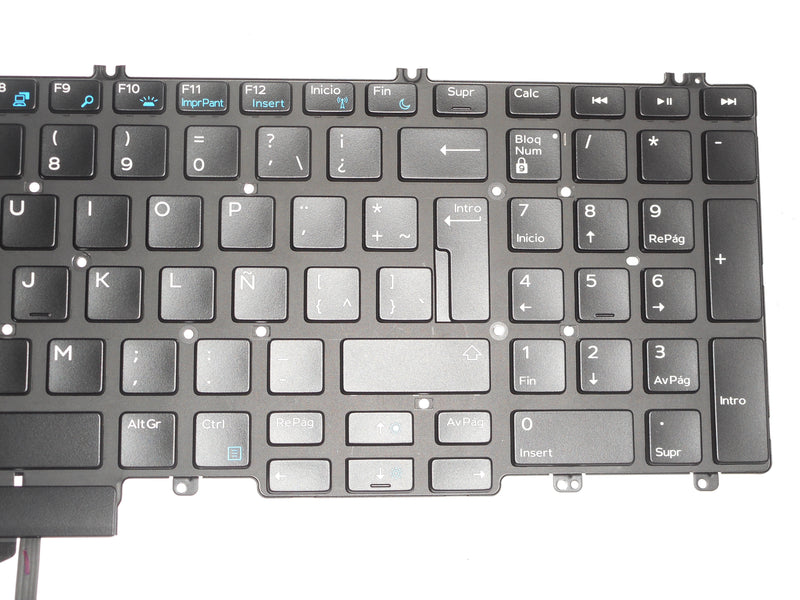 OEM Dell Precision 7530/7730/7740 Backlit Laptop Keyboard Spanish P/N: XCKYD