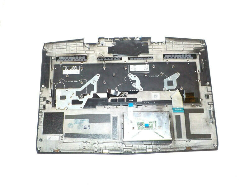 DELL Alienware M17 Laptop Palmrest w/Touchpad US Keyboard NIb02 3D7NN GYGKG