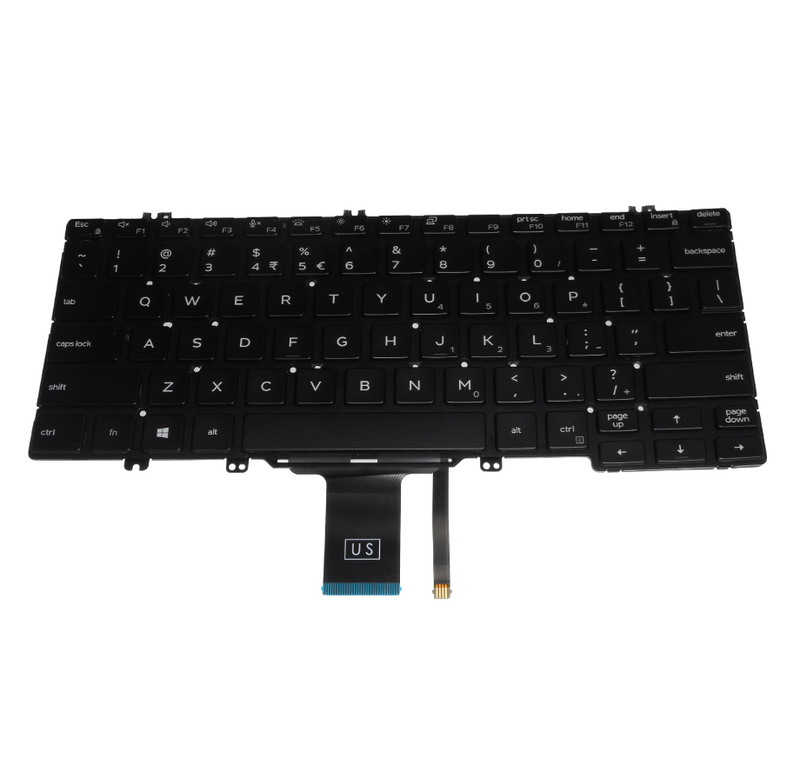 OEM Dell Latitude 7300/5300 2-in-1 Backlit Laptop Keyboard US-ENG P/N: 2RDRV