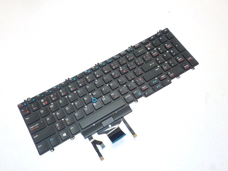 NEW OEM Dell Precision 7530 ENGLISH-CANADIAN FRENCH Laptop Keyboard C03 FJ6WR