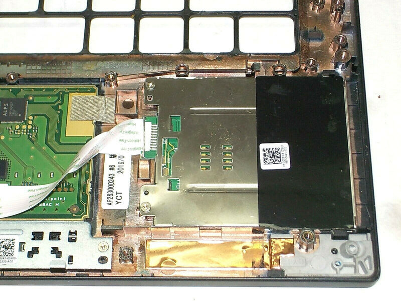 OEM Dell Latitude E7380 E7390 Palmrest Touchpad w/Smart Card Reader 80V6W HUH 08