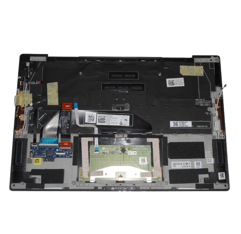 OEM Dell XPS 9300 Palmrest Keyboard Touchpad FP Assembly B02 P/N: Y75C4